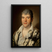 Antoni Lesznowskin muotokuva 1769-1820 - Jan Gadyz — kehystetty taideteos seinällä