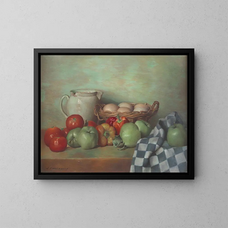 Jan Ingenhoes - Kchenstillleben mit Eiern.webp