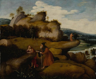 La Tentation du Christ - Jan Jansz Mostaert — näkymä teoksesta