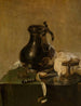Luontokuvan still life tinapullon kanssa - Jan Jansz den Uyl — näkymä teoksesta
