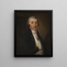 John O'Connorin 1760-1802 muotokuva, Vilnan yliopiston professori - Jan Krzysztof Damel — kehystetty taideteos seinällä