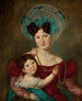 Portrait de Maria Anna Rawicz 1807-1887 avec son fils Ja - Jan Krzysztof Damel — näkymä teoksesta