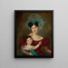 Portrait de Maria Anna Rawicz 1807-1887 avec son fils Ja - Jan Krzysztof Damel — kehystetty taideteos seinällä