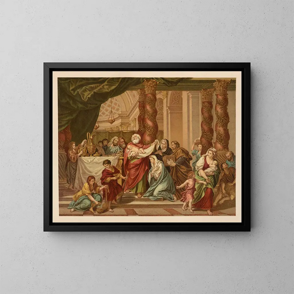 Bible dorée des classiques Pl071 - Jan Ladislaw Skora — kehystetty taideteos seinällä