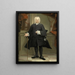 Portrait d'un homme - Jan Maurits Quinkhard — kehystetty taideteos seinällä