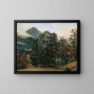 Berchtesgaden - Jan Nowopack — kehystetty taideteos seinällä