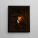 Autoportrait - Jan Piotr Łuczyński — kehystetty taideteos seinällä