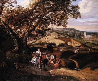 Un paysage pastoral - Jan Siberechts — näkymä teoksesta