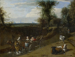 Jan Siberechts - Carriage in a Riverbed.webp