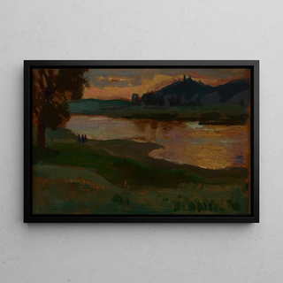 Jan Stanislawski - Bielany at Dusk.webp