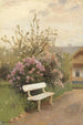 Le banc de jardin blanc - Jan Stanisławski — näkymä teoksesta