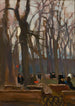 Fragment du parc Planty - Jan Stanisławski — näkymä teoksesta