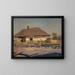 Maalausmaalaus Cottage de paysan - Jan Stanisławski — kehystetty taideteos seinällä
