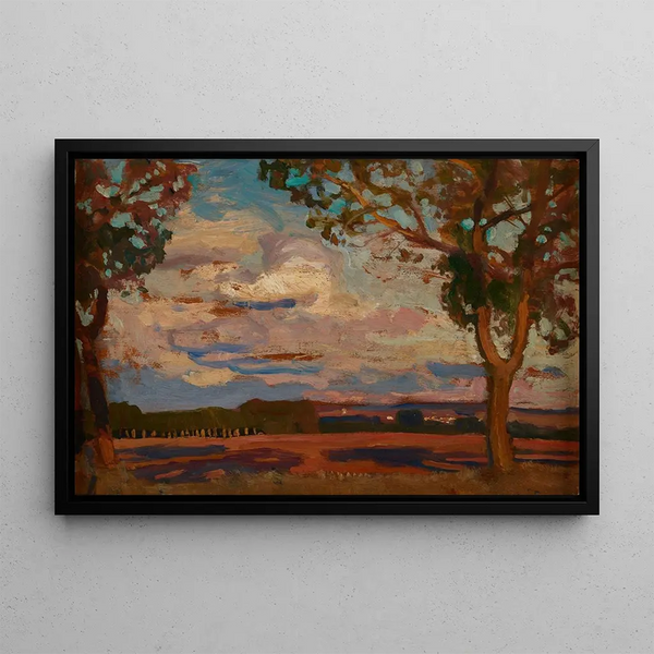 Jan Stanislawski - Sieniawa on the Rosia River.webp