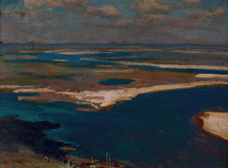 Dniperjoen virta sinisenä - Jan Stanisławski — näkymä teoksesta