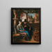 Un prétendant avec une jeune femme - Jan Steen — kehystetty taideteos seinällä