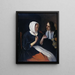 Pariskunta juomassa - Jan Steen — kehystetty taideteos seinällä