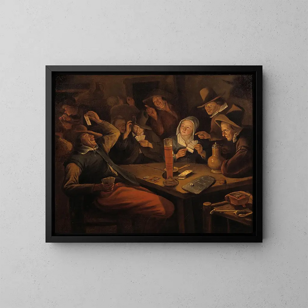 As de cœur - Jan Steen — kehystetty taideteos seinällä