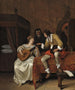 Ascagnes ja Lucelle Musiikkitunti - Jan Steen — näkymä teoksesta