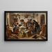 Huomio kiihkeyteen - Jan Steen — kehystetty taideteos seinällä