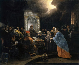 Le Christ parmi les docteurs - Jan Steen — näkymä teoksesta
