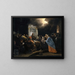 Le Christ parmi les docteurs - Jan Steen — kehystetty taideteos seinällä
