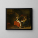 Fermier mangeant des œufs - Jan Steen — kehystetty taideteos seinällä