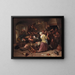 Joueurs en querelle - Jan Steen — kehystetty taideteos seinällä