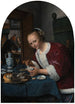 Fille mangeant des huîtres - Jan Steen — näkymä teoksesta