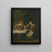 Armo ennen ateriaa - Jan Steen — kehystetty taideteos seinällä