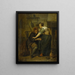Auberge avec hôtes et femme de chambre - Jan Steen — kehystetty taideteos seinällä