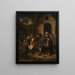 Le petit auteur - Jan Steen — kehystetty taideteos seinällä