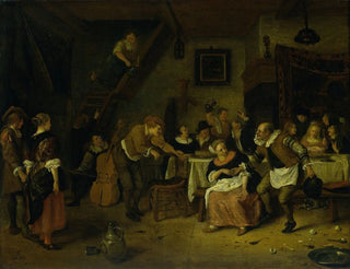 Mariage de paysans - Jan Steen — näkymä teoksesta