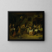 Mariage de paysans - Jan Steen — kehystetty taideteos seinällä