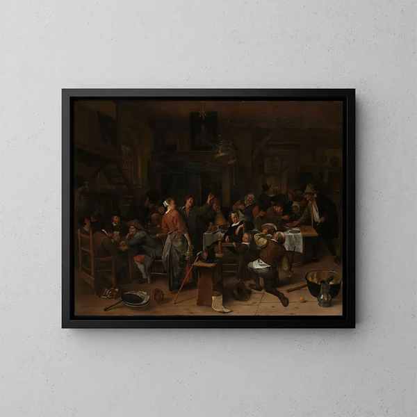 Prinssipäivä - Jan Steen — kehystetty taideteos seinällä
