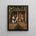Rhétoriciens à la fenêtre - Jan Steen — kehystetty taideteos seinällä