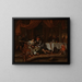 Samson ja Dalila - Jan Steen — kehystetty taideteos seinällä