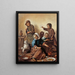 Le repas des enfants - Jan Steen — kehystetty taideteos seinällä
