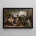 Pariskunta tanssii - Jan Steen — kehystetty taideteos seinällä