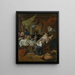 La Maison Dissolue - Jan Steen — kehystetty taideteos seinällä