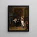 La visite chez le médecin - Jan Steen — kehystetty taideteos seinällä