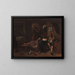 Le couple ivre - Jan Steen — kehystetty taideteos seinällä