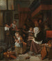 La fête de Saint Nicolas - Jan Steen — näkymä teoksesta