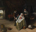 La jeune fille amoureuse - Jan Steen — näkymä teoksesta