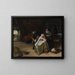 La jeune fille amoureuse - Jan Steen — kehystetty taideteos seinällä