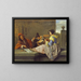 Le joueur de luth - Jan Steen — kehystetty taideteos seinällä