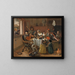 La Famille joyeuse - Jan Steen — kehystetty taideteos seinällä