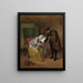 La femme malade - Jan Steen — kehystetty taideteos seinällä