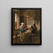 La prière avant le repas - Jan Steen — kehystetty taideteos seinällä