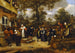Jan Steen - Maalaus Hääpäivä kylässä — näkymä teoksesta
